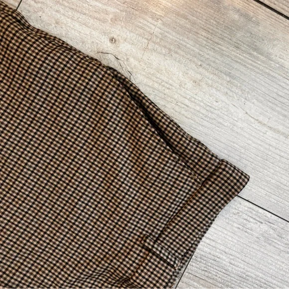 Tommy Hilfiger Men's Brown Houndstooth Pants w Stretch 34 x 34 Like New - Picture 6 of 8